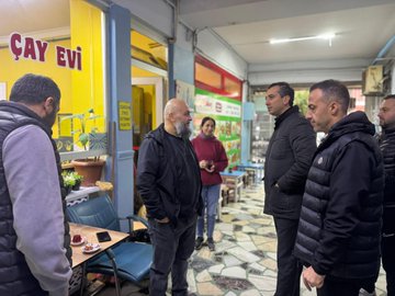 Gülbahar Mahallesinde esnaf ziyareti