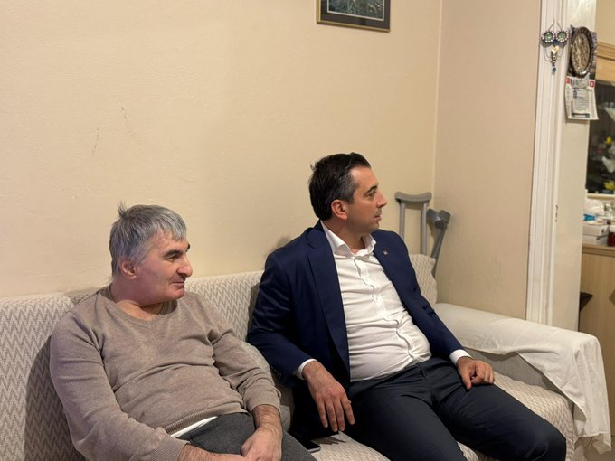 Şehriye hanım ve Zabit Bulduk’u evlerinde ziyaret