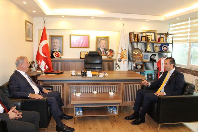 Sn.Hulusi Akar'ı ilçe başkanlığımızda ağırladık