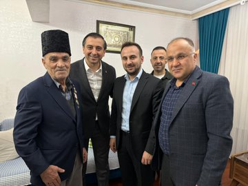 Kıbrıs Gazisi Mehmet Ali Tilki’yi ziyaret