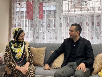 Erzincanlı komşumuz Gökhan Sarsılmaz ve Ailesine ziyaret