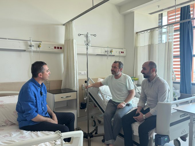 Geçmiş Dönem İlçe Başkan Yardımcımız Halil İbrahim Yaman’ı ziyaret