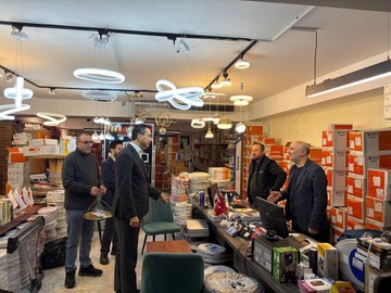 Perpa Ticaret Merkezi’ni ziyaret