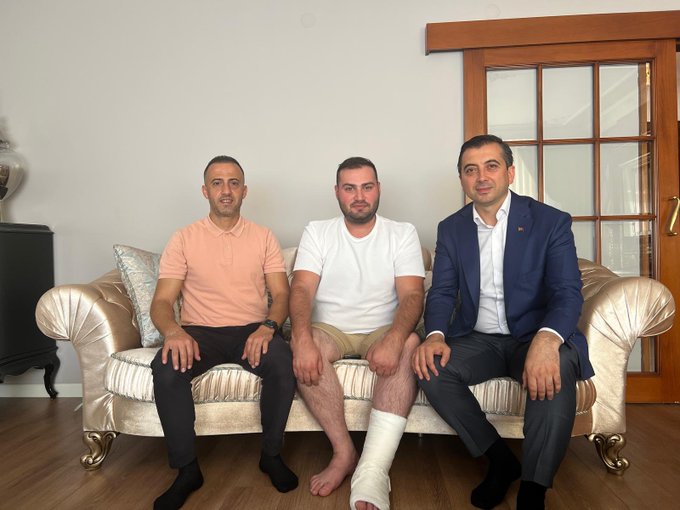 Sn. Elif Kamile Ersoy’un oğlu Ömer’e Geçmiş olsun ziyareti