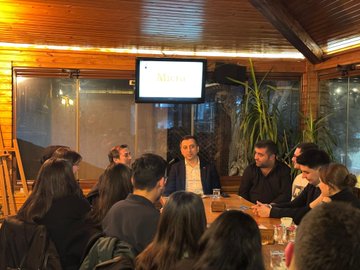 Genç orman mühendislerimizle çay sohbeti