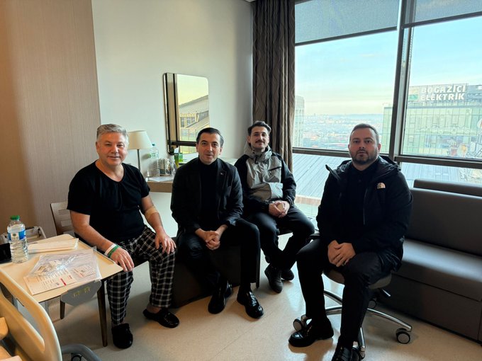 Operasyon geçiren İlçe Başkan Yardımcımız Sn. Sıddık Çeri’yi hastanede ziyaret