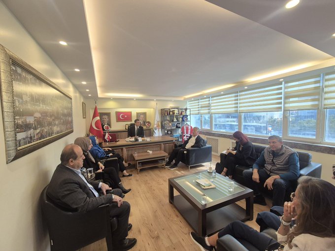 Sn. Lokman Ayva ve Sn. Nur Menteş ilçe başkanlığımızda ağırladık