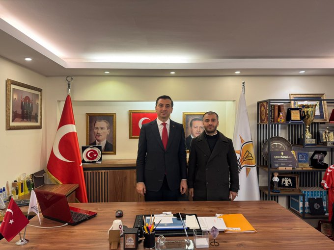 TÜGVA Şişli İlçe Başkanı Sn. Fırat Seçen’i ilçe başkanlığımızda ağırladık.