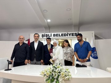 Merkez Mahallesi Seçim İşleri Başkanımız Ümit Özcan ve kıymetli eşi Canan Hanımın nikâh töreni