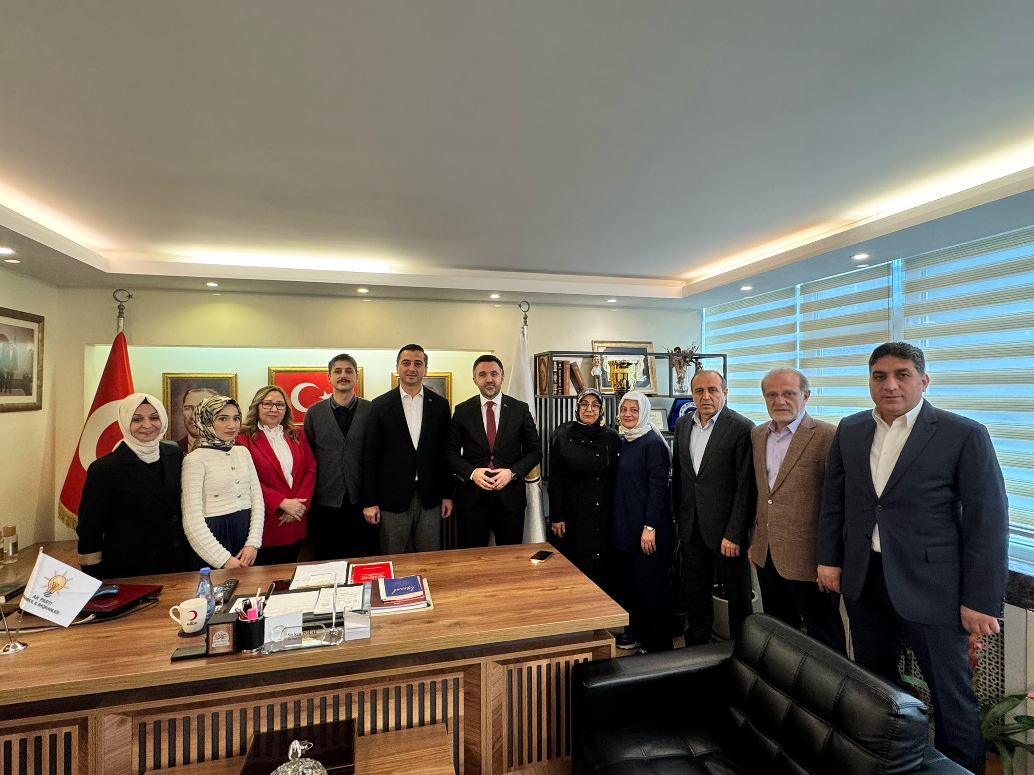 14 NİSAN AİLE VE SOSYAL HİZMETLER İSTANBUL İL MÜDÜRÜ İLÇE BAŞKANLIĞIMIZA ZİYARETİ