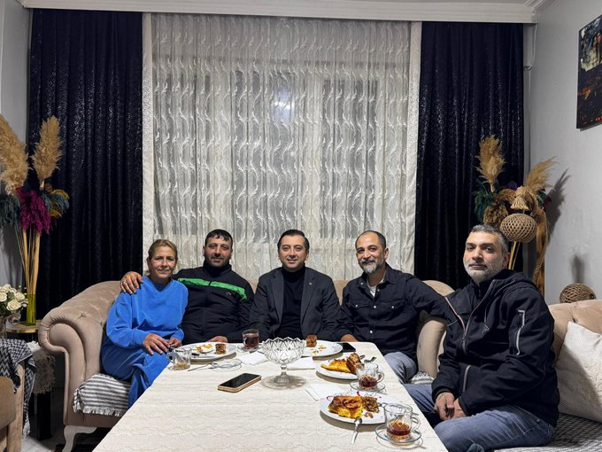 Kuştepe Mahallemizdeki komşumuz Sabire Çavdar ve ailesini ziyaret