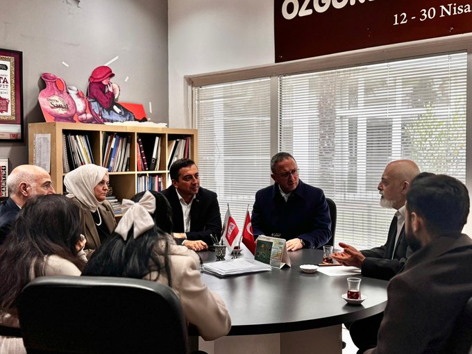 Uluslararası Plastik Sanatlar Derneği Başkanı Sn. Denizhan Özer’i ziyaret