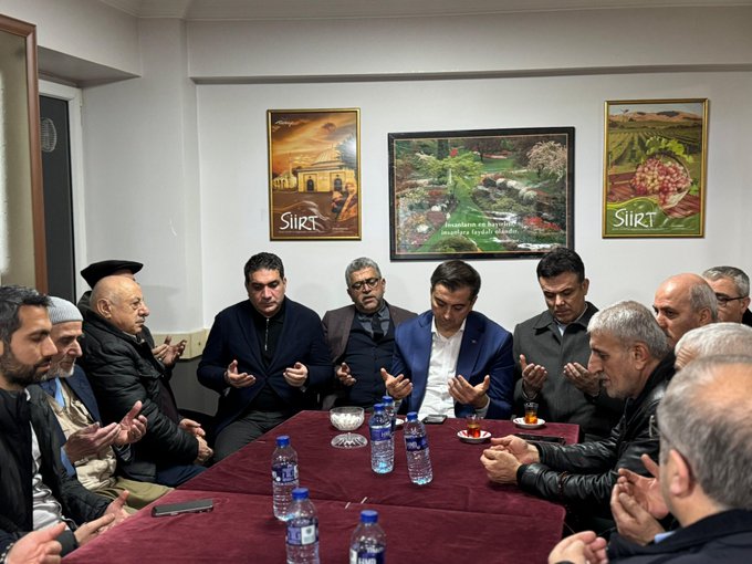 İlçe Başkan Yardımcımız Cebrail Selbük’ün vefat eden kuzeni Elif Selbük için taziye ziyareti