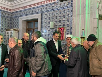 Sivas Çınarlı Vakfı önceki Başkanı İbrahim Akpınar’ın ahirete irtihal eden kıymetli eşi merhume Cemile Akpınar’ın ruhuna ithafen düzenlenen mevlid programı