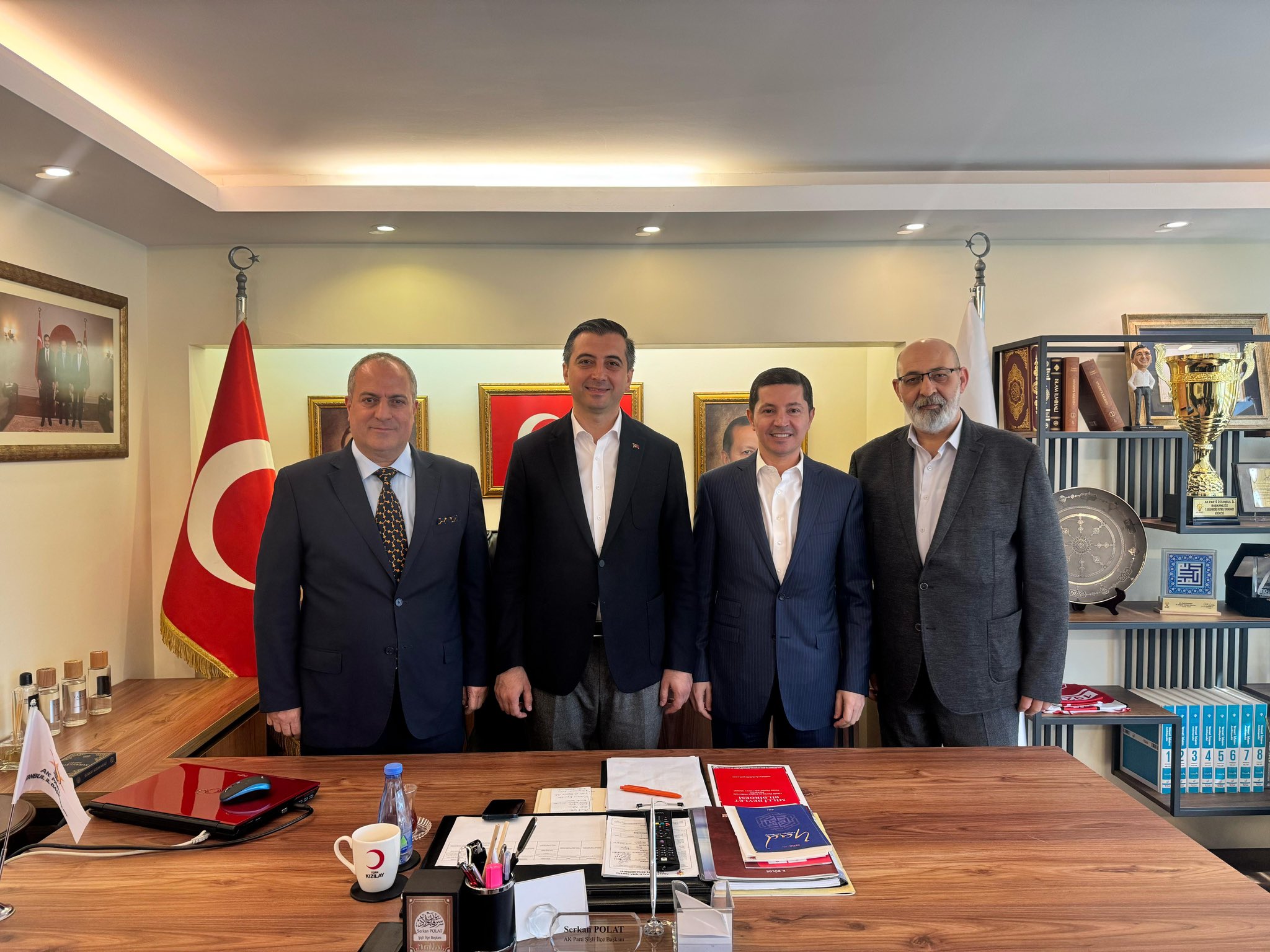 16 Nisan Erzurumlular Eğitim, Kültür ve Dayanışma Vakfını İlçemizde Ağırladık.