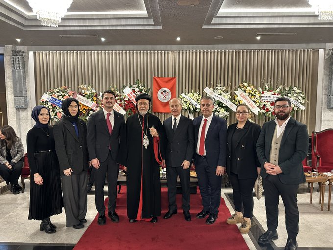 Süryani Ortodoks Cemaati Ruhani Reisi ve Patrik Vekili Sn. Metropolit Mor Filüksinos Yusuf Çetin’i ziyaret