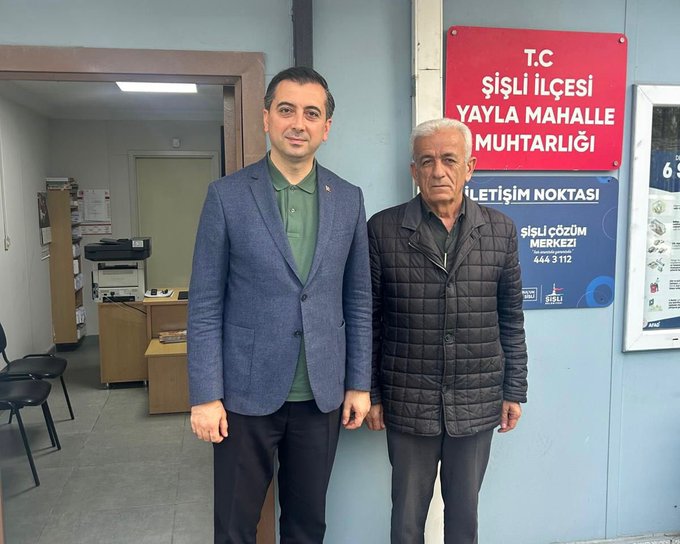 Yayla Mahallesi muhtarı Demirhan Bektaş’ı ziyaret
