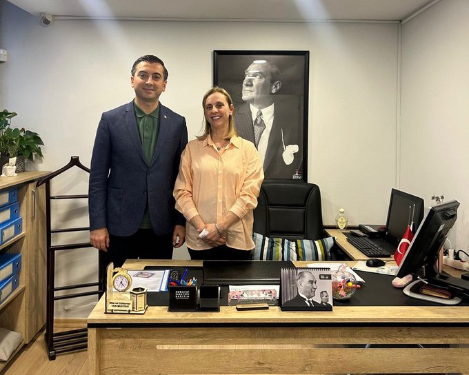 Duatepe Mahallesi muhtarı Mürvet Gülsever Tan’ı ziyaret